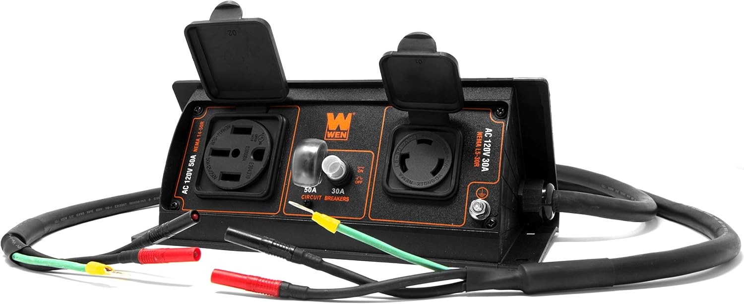 WEN GNA50i 50-Amp 6000-Watt Parallel Connection Kit for Inverter Generators, Bla