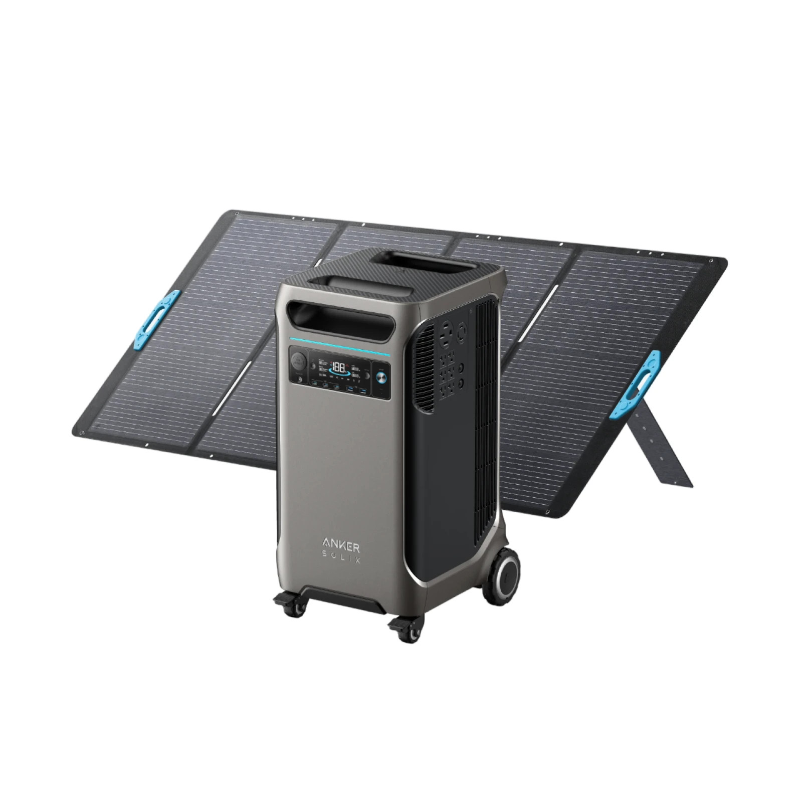 Anker SOLIX F3800 Power Station with F3800 Expansion Battery & 400W Solar Panel