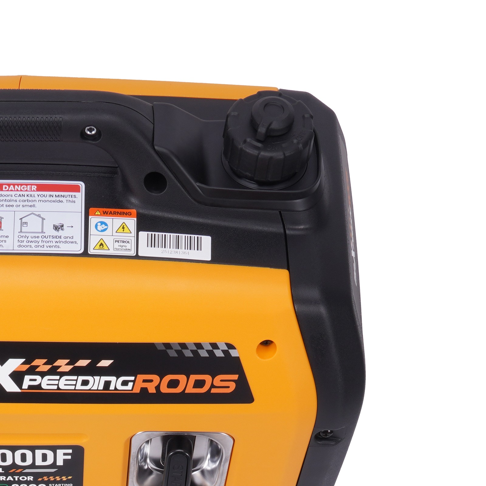 Dual Fuel Inverter Generator 2500W Propane/Gasoline for Home Backup Outdoor
