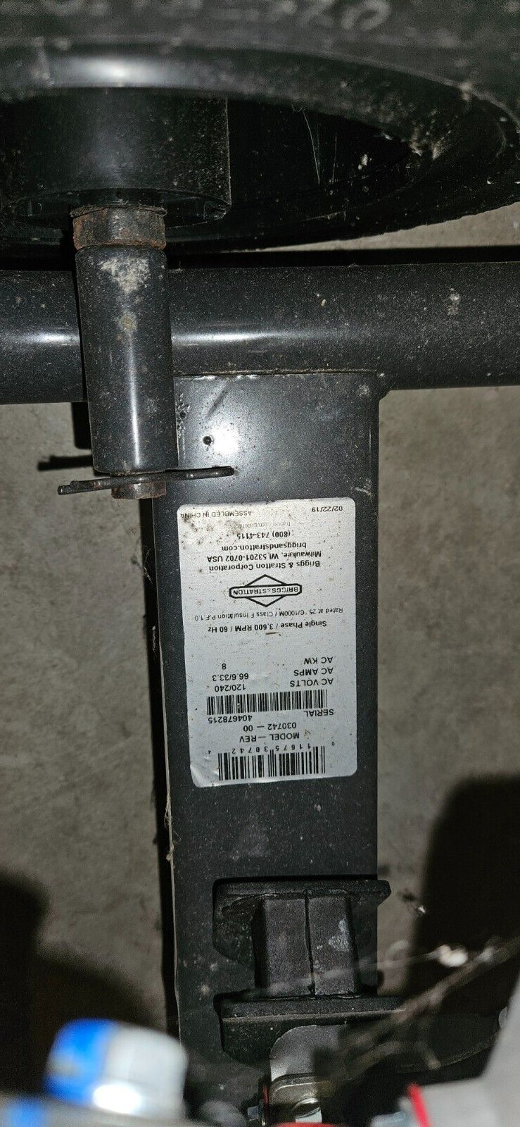 Briggs & Stratton Generator 8000 Watt ES 15hp Vanguard #30426-R