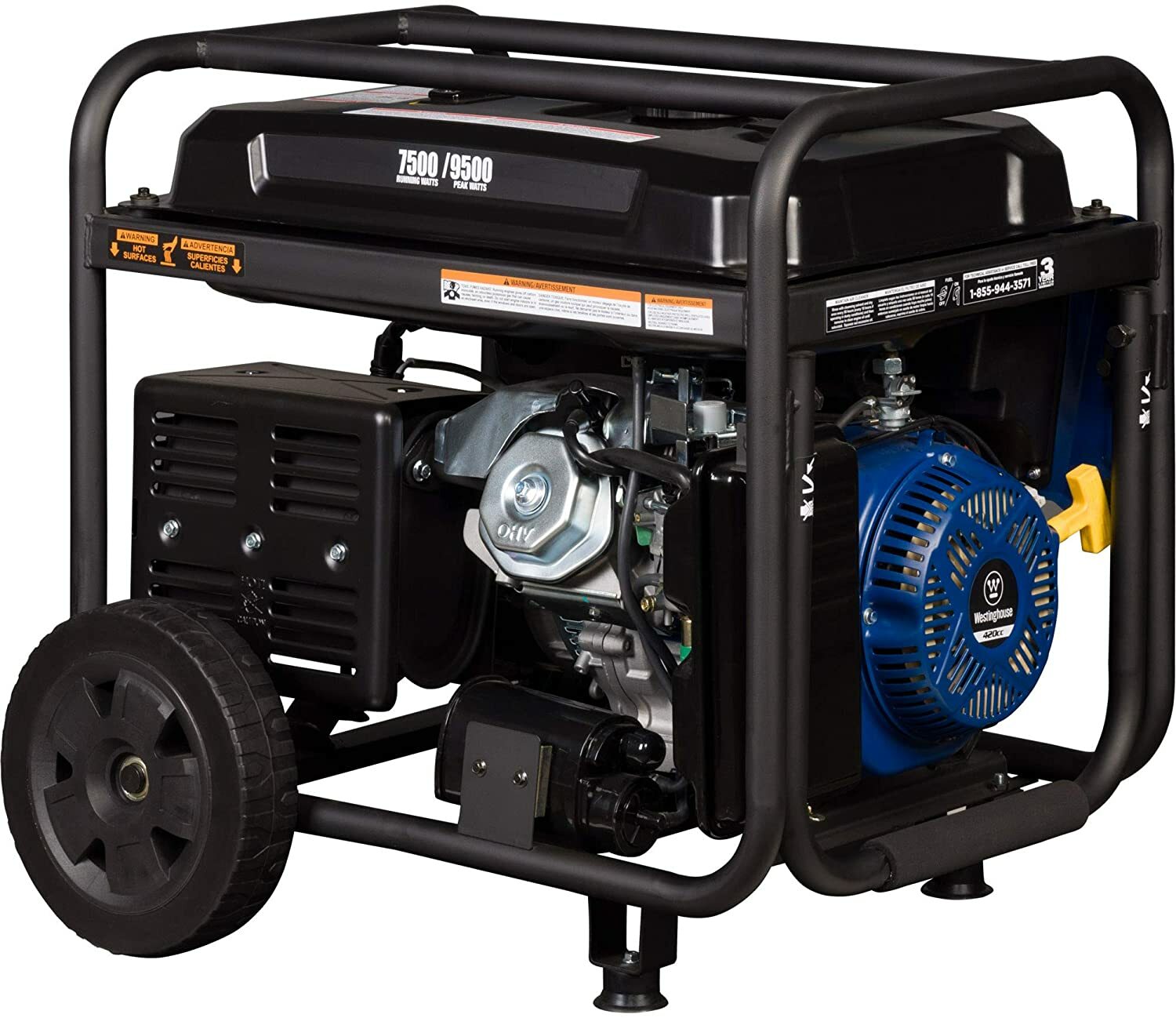 Westinghouse 9,500-W Portable RV Ready Gas Powered Generator with Remote Start