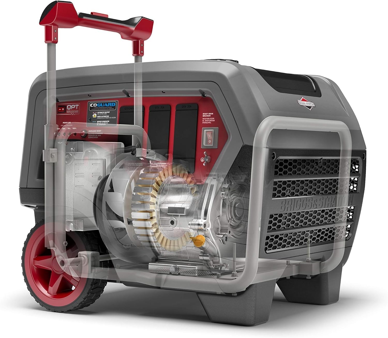 Briggs & Stratton 6,500-W Quiet Portable RV Ready Gas Powered Inverter Generator