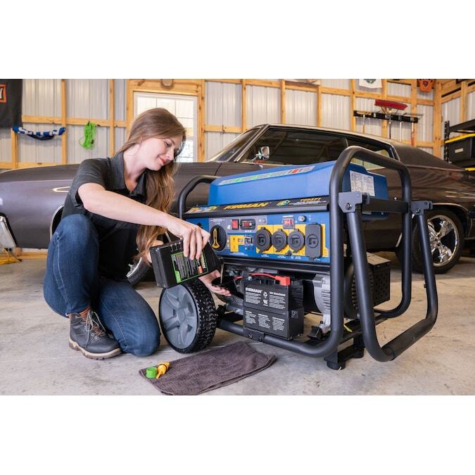 Firman 11,600-W Portable Tri Fuel Powered Generator, Electric Start, CO Sensor