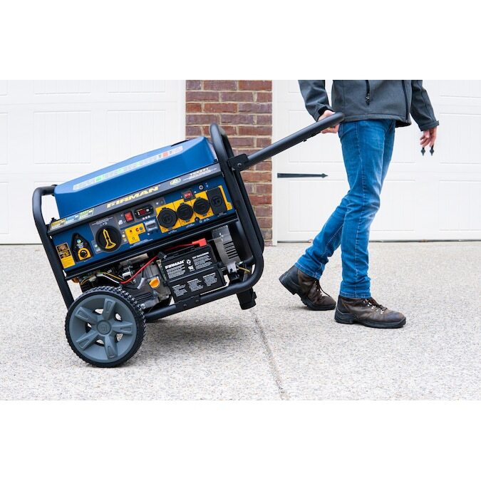 Firman 11,600-W Portable Tri Fuel Powered Generator, Electric Start, CO Sensor