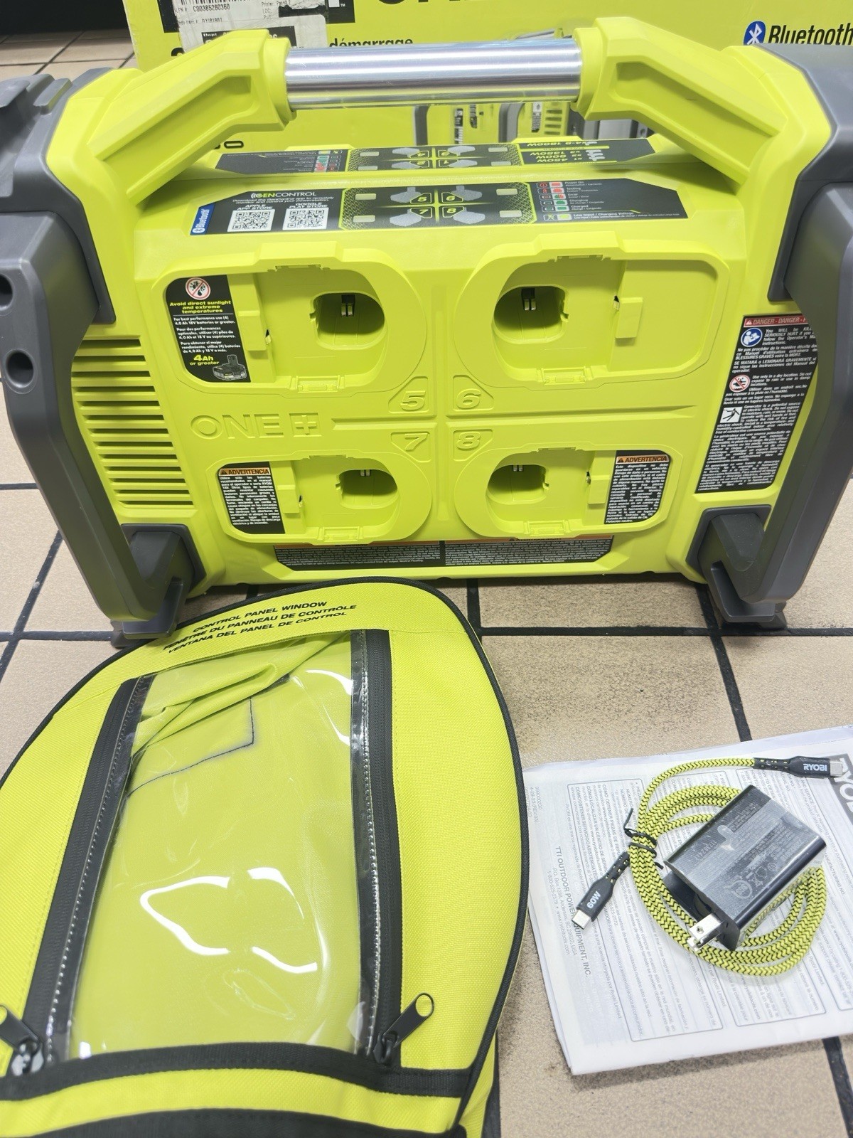NEW Ryobi RYi818BT ONE+ Volt Power Station Inverter Generator 18V Tool Only