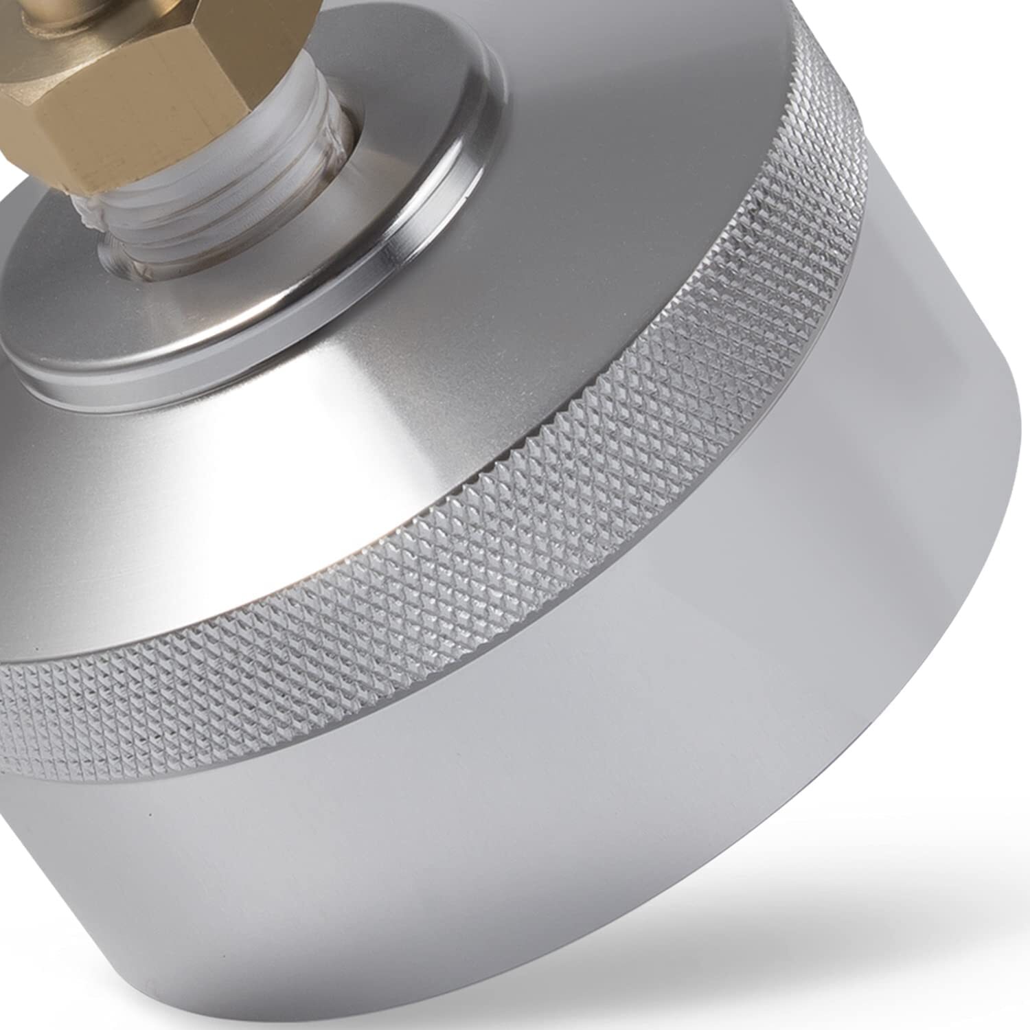 Extended Run Gas Cap Adapter w/ Brass Hose for Yamaha EF2000is EF1000is (Silver)