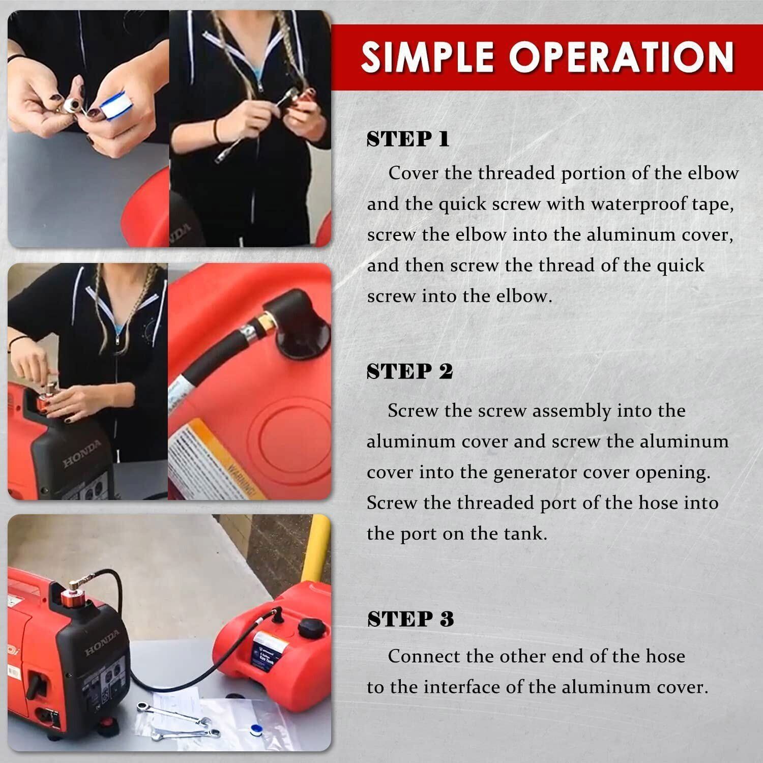 Single System Clam Parts Kit HND1.2CS fit for Honda EU1000i/EU2000i generators
