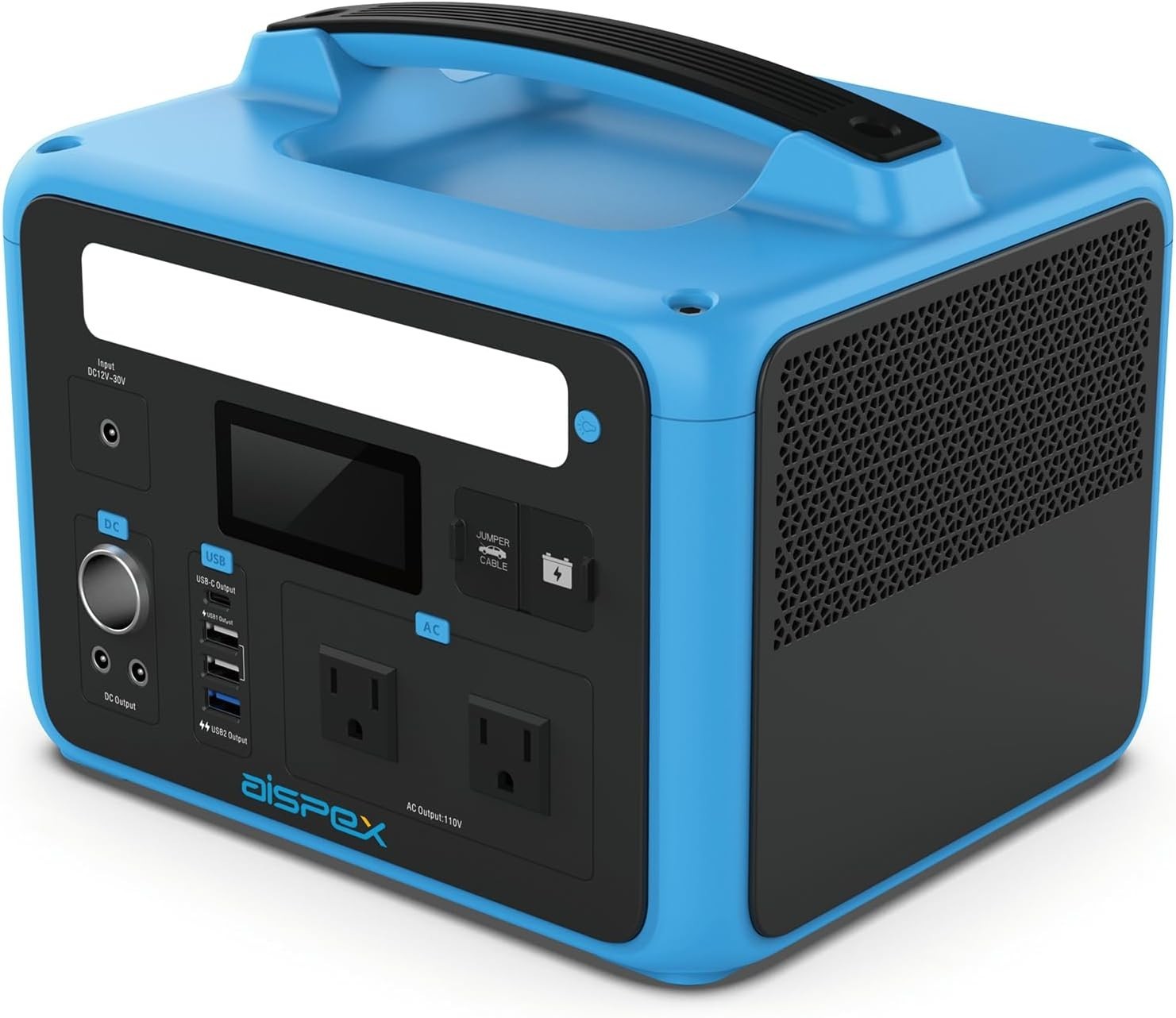 ✅ Portable Power Station Pure Sine Wave 640Wh LiFePO4 Battery Generator