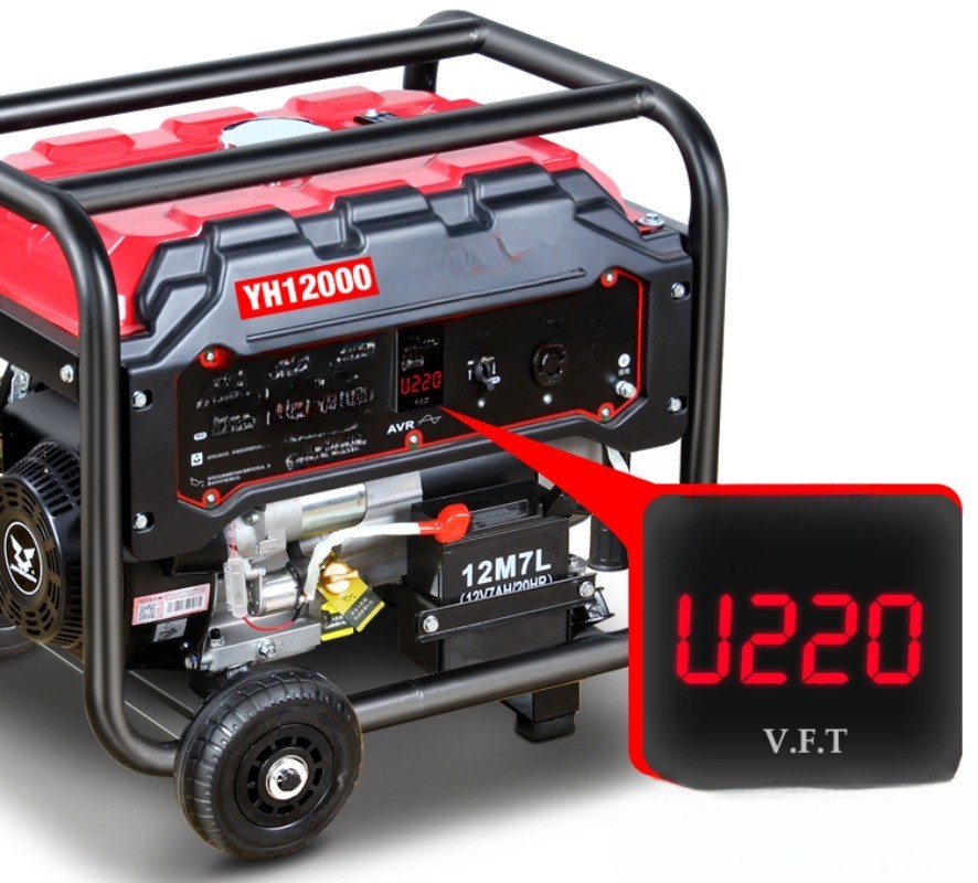 Gasoline Generator 220V Household Small Single-phase 380V Dual Voltage