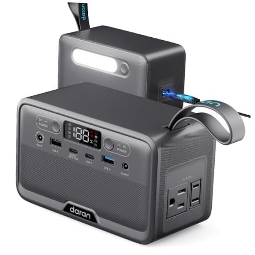 R100(2025 New) Portable Power Station 89.6Wh 100W(200W Peak) Power Bank with