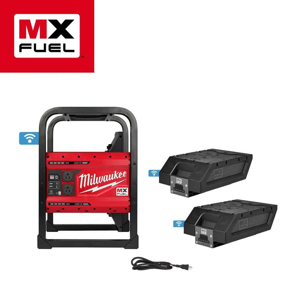 Milwaukee, MX FUEL 3600-Watt/1800-Watt Lithium-Ion Battery Powered Push Start Po