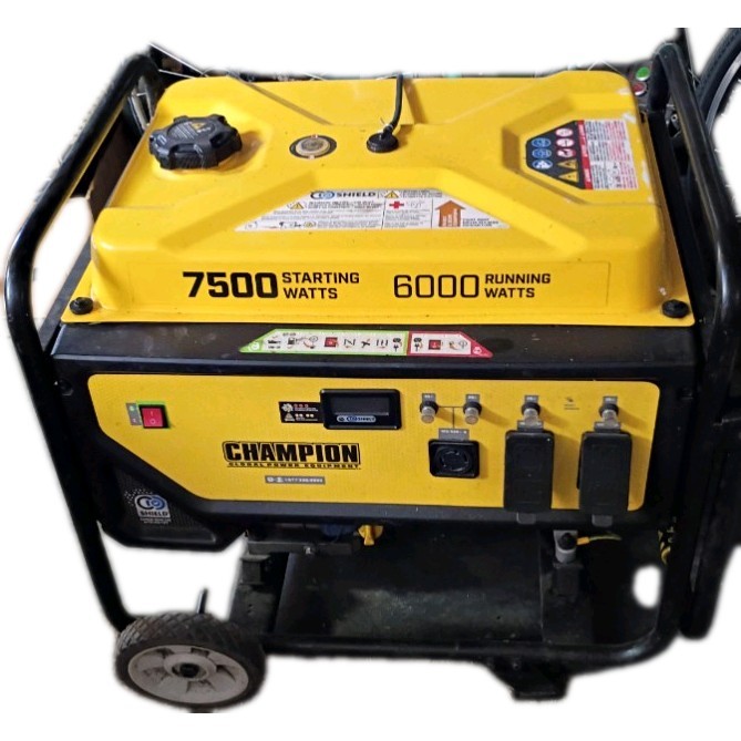 Champion Portable Generator 7500 Starting Watts 6000 Running Watts