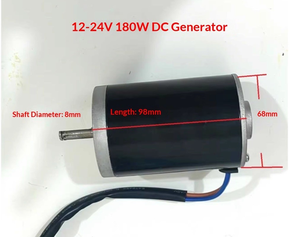 12V/24V Permanent Magnet DC Generator 100W/180W/300W for Power Supply