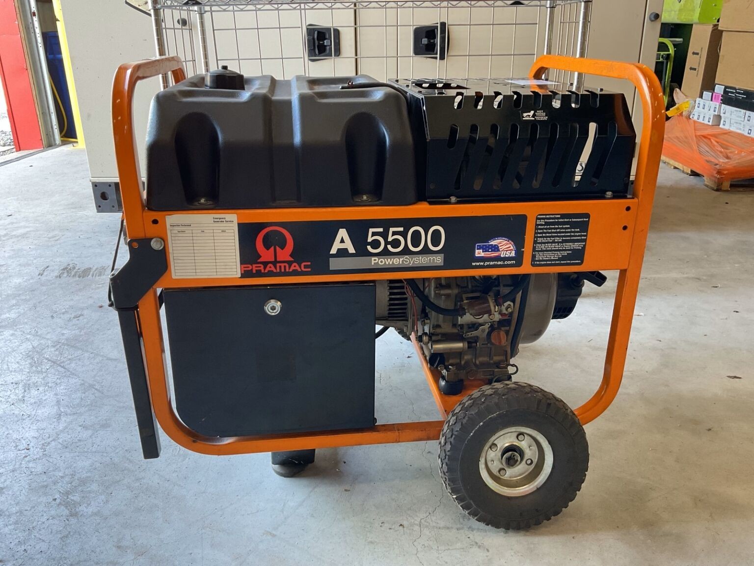 2011 6kW Pramac A5500 Diesel Genset