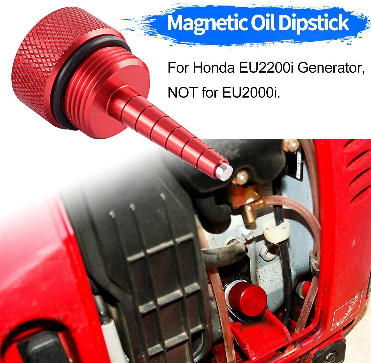 Red Magnetic Oil Dipstick for New Honda Generator EU2200i