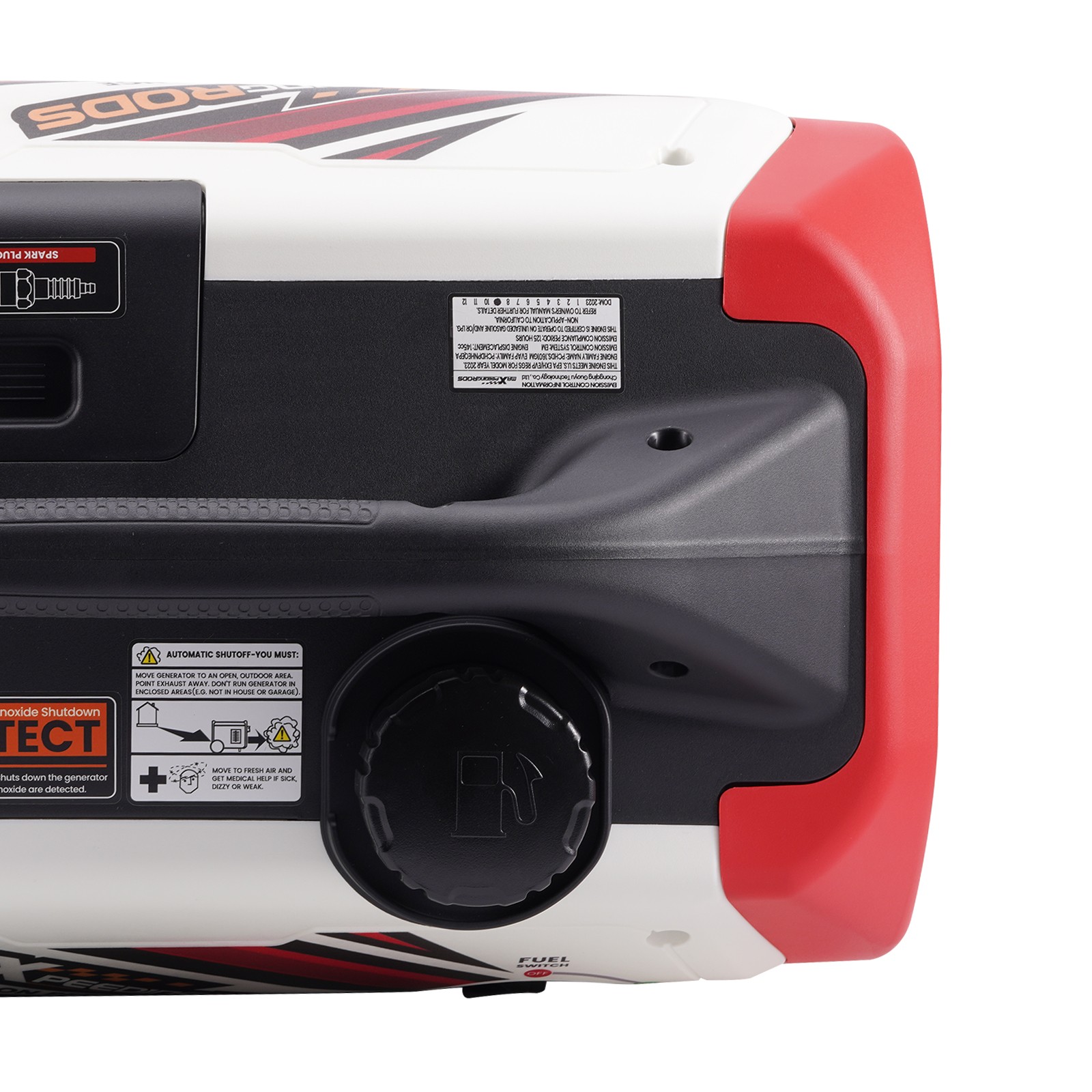 4000 Watt Gas Portable Inverter Generator VFT Digital Display w/ Bluetooth RV