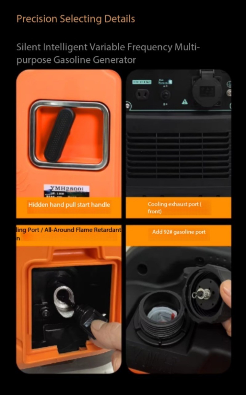 Gasoline Generator: Outdoor Single-Phase and Three-Phase Emergency Power