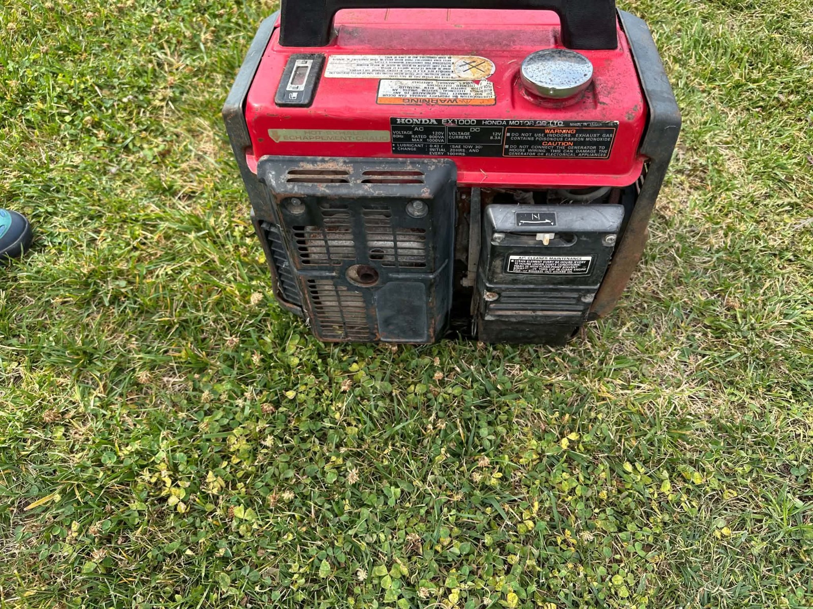 HONDA EX1000 Gas Portable Generator