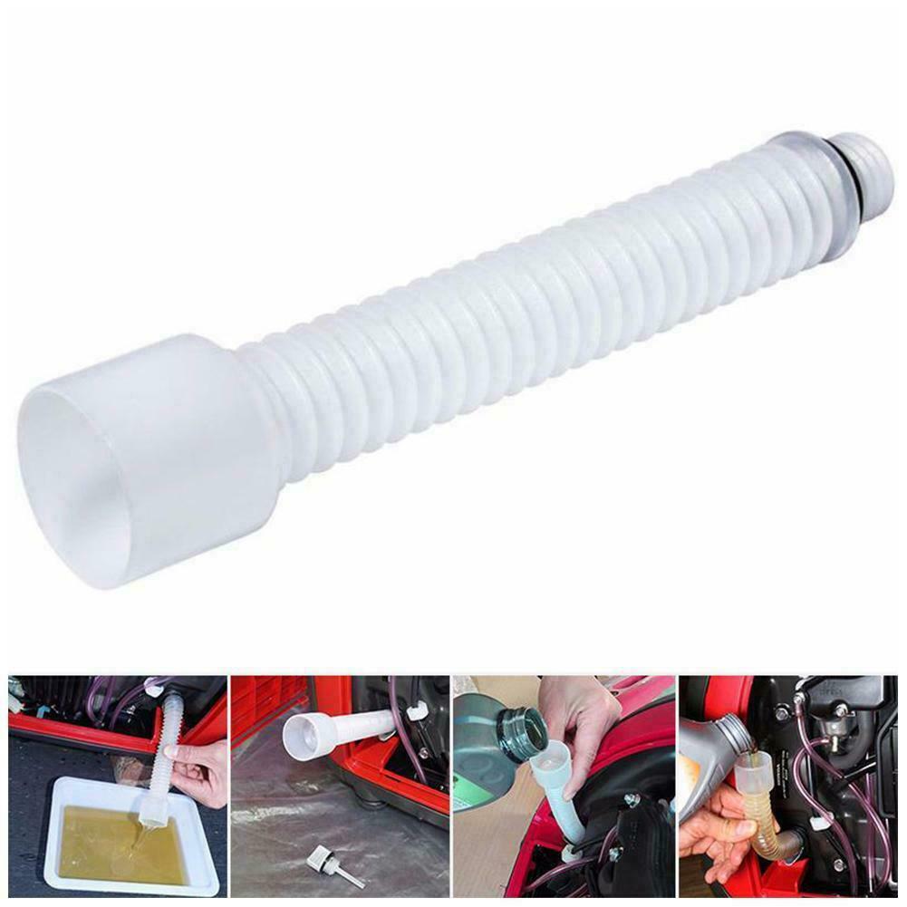 Plastic Mess Free Oil Change Funnel Tube Flexible Pipe fit for Honda Generator