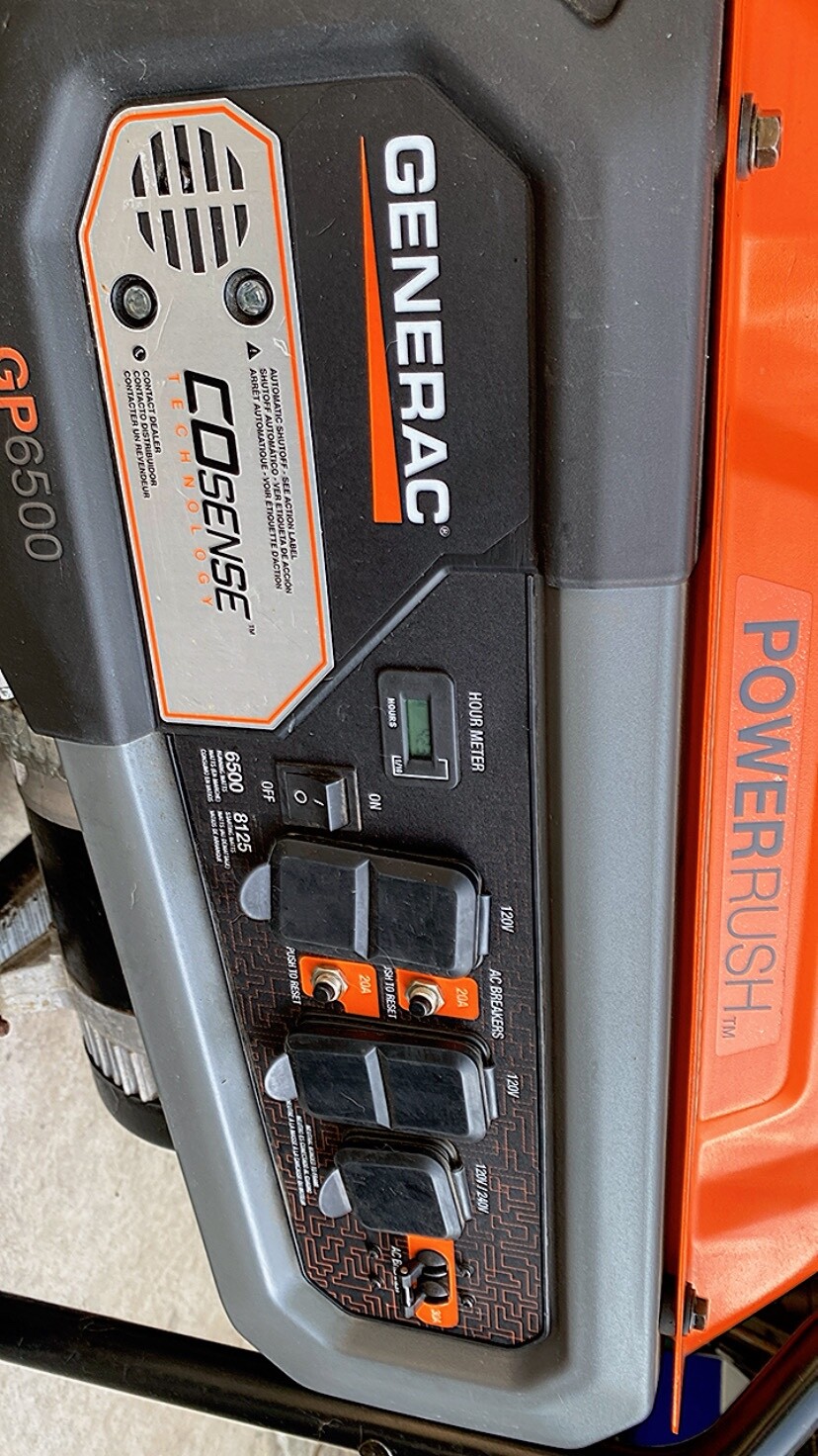 Generac GP6500 8000W Power Generator – Orange