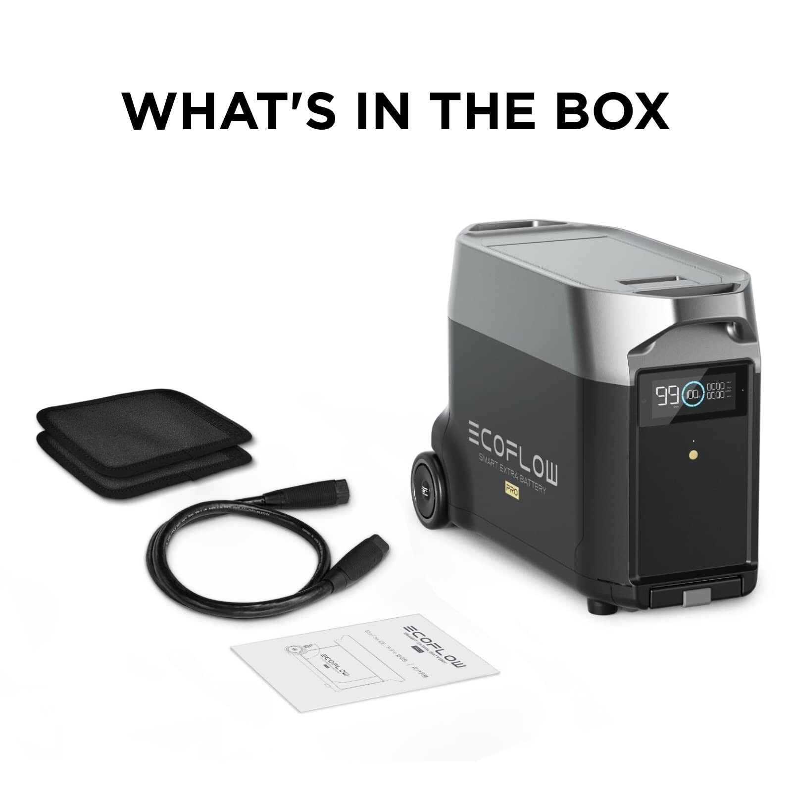 EcoFlow DELTA Pro Power Station+Extra Battery 7200Wh Certified Refurbished, LFP