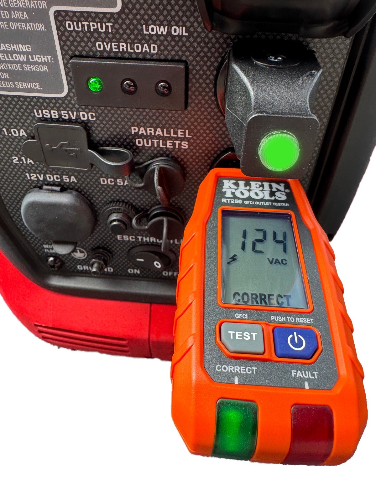 Portable Generator Neutral Bonding Plug w/ Indicator BP15A