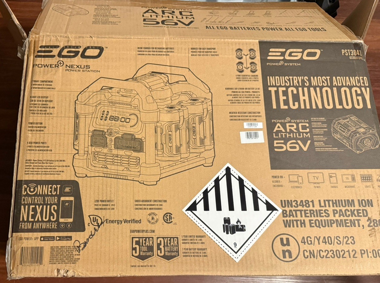 EGO 3000W Nexus Portable Power Station Generator – PST3040 – Bare Tool ONLY