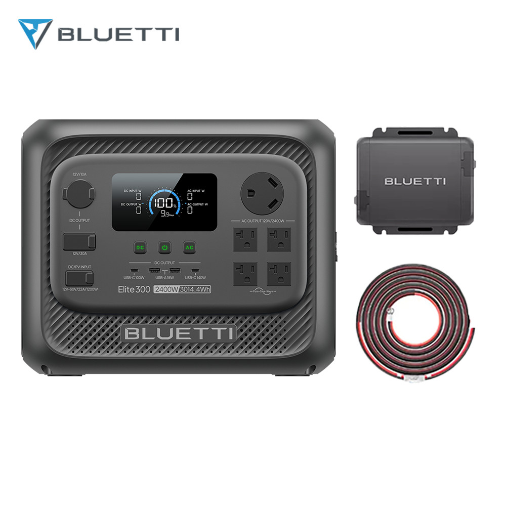 BLUETTI Elite 300 3014Wh Portable Power Station Generator+560W Car Charger