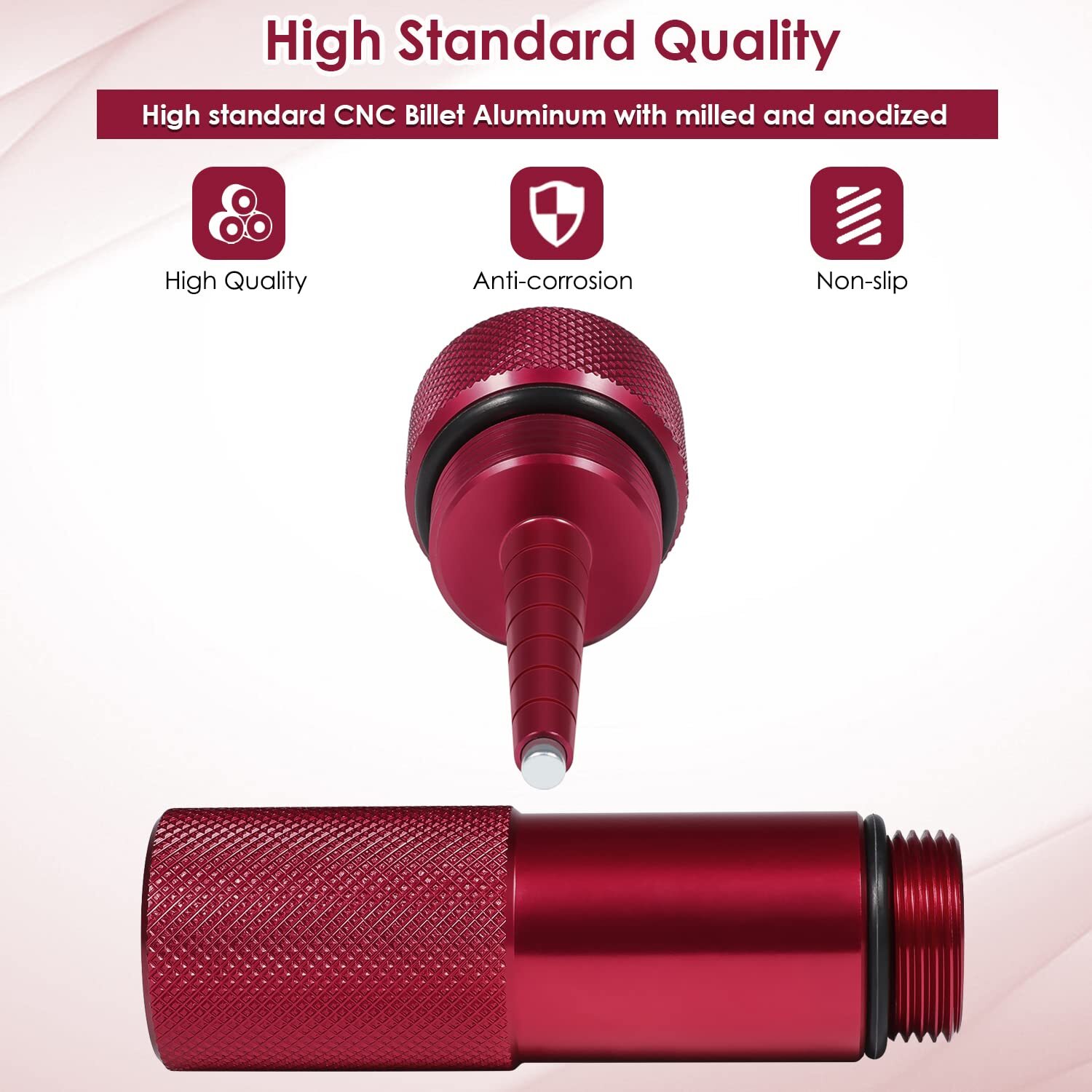 Red Oil Change Funnel and Oil Magnetic Dipstick for Honda Generator EU2200i