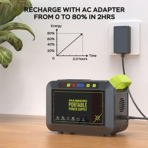 Portable Power Station 88Wh Camping Lithium Battery Solar M82 88WH 80W