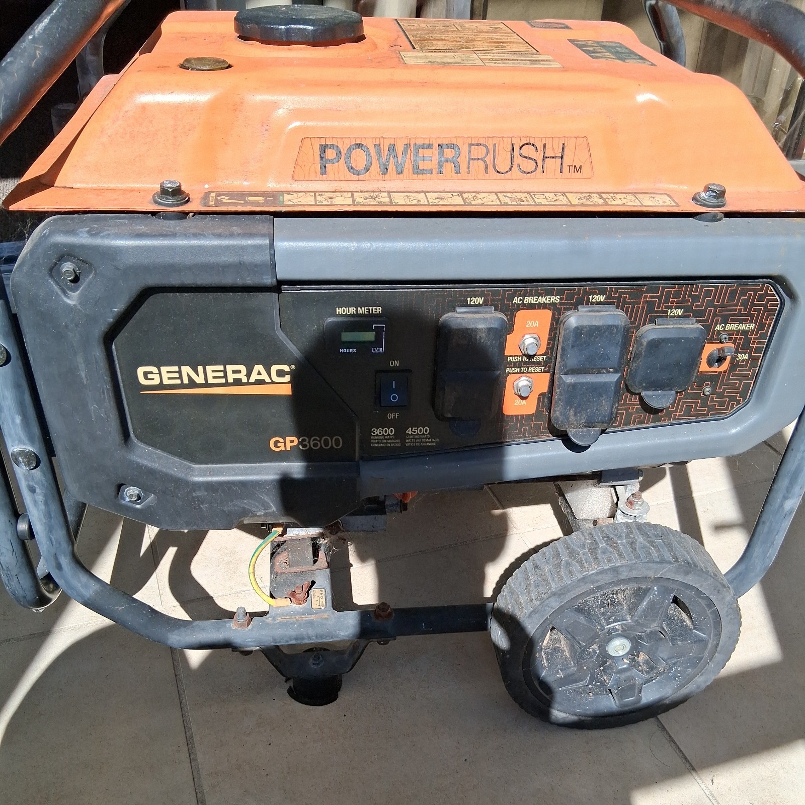 Generac GP3600 50 ST Portable Generator – 7678