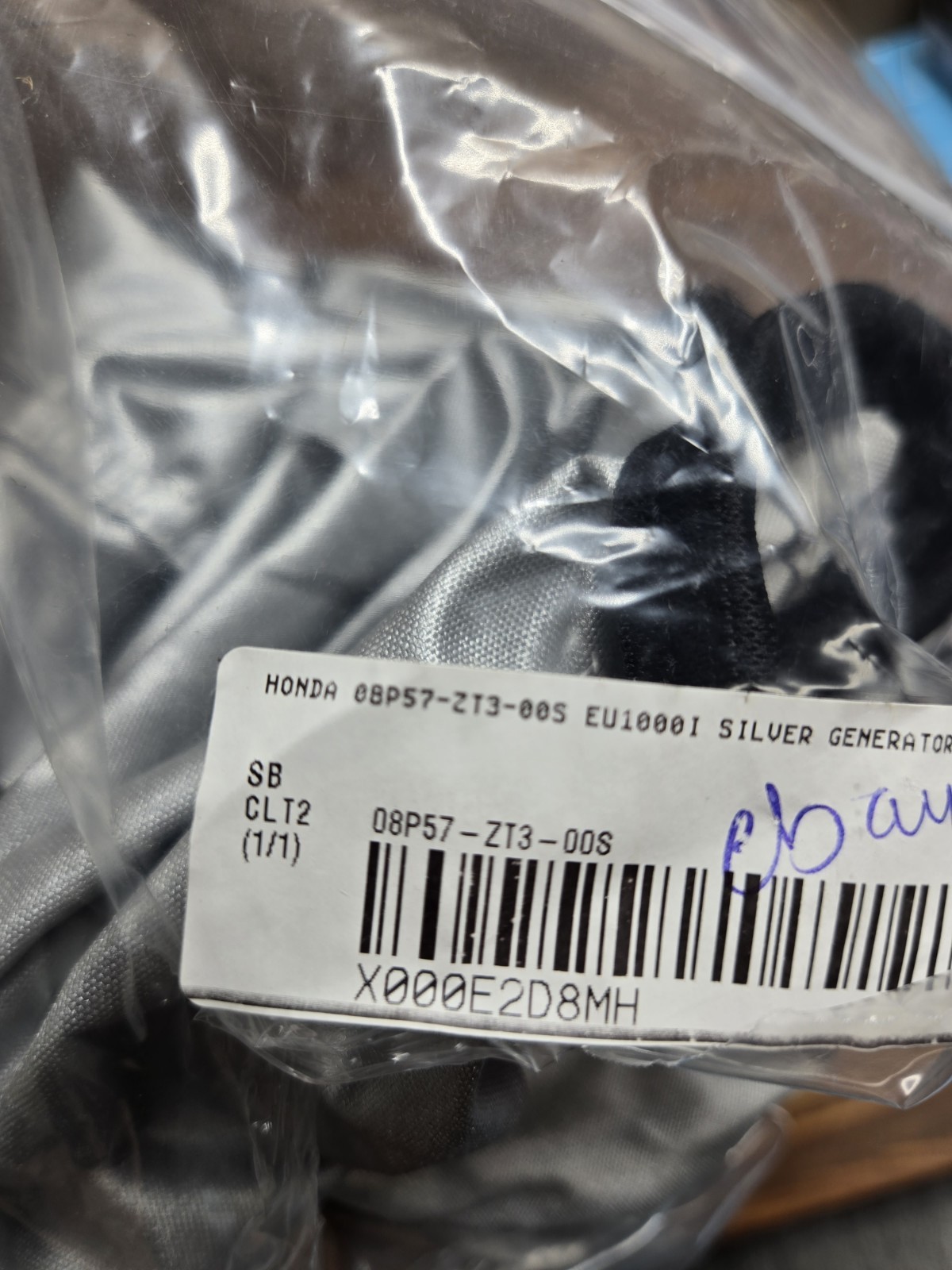 GENUINE OEM HONDA 08P57-ZT3-00S EU1000I SILVER HEAVY DUTY COVER