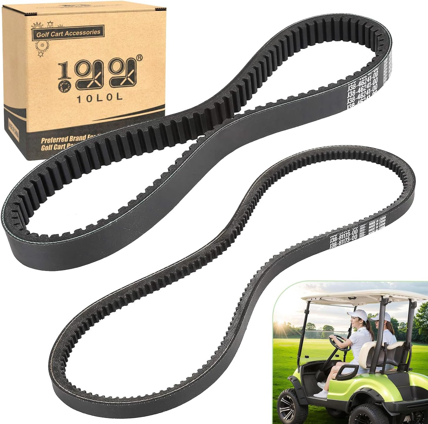 Starter Generator & Drive Belt Kit for Yamaha G2, G5, G8, G9, G11, G14, G16, G22