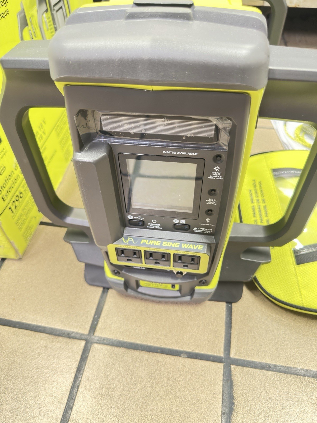 NEW Ryobi RYi818BT ONE+ Volt Power Station Inverter Generator 18V Tool Only