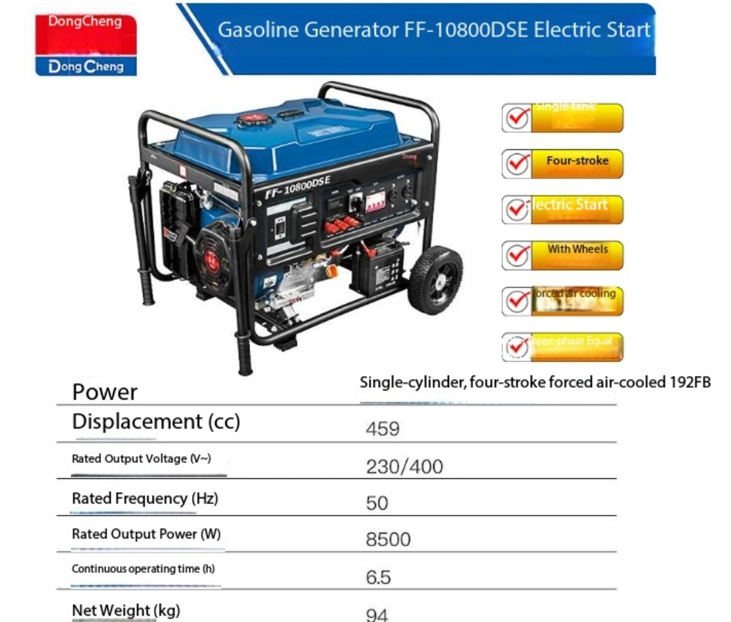 AC220V 2800W Small Household Petrol Generator for Emergency Power Generation