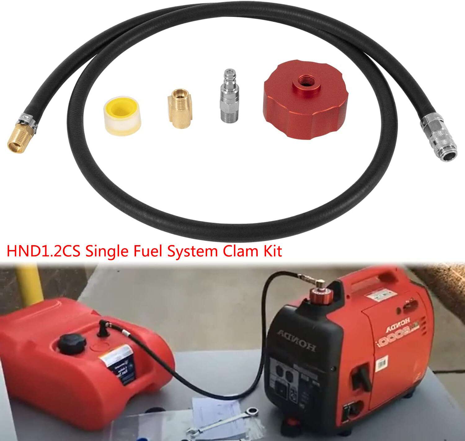 HND1.2CS Single Fuel System Clam Kit Fit For Honda EU1000i & EU2000i Generator