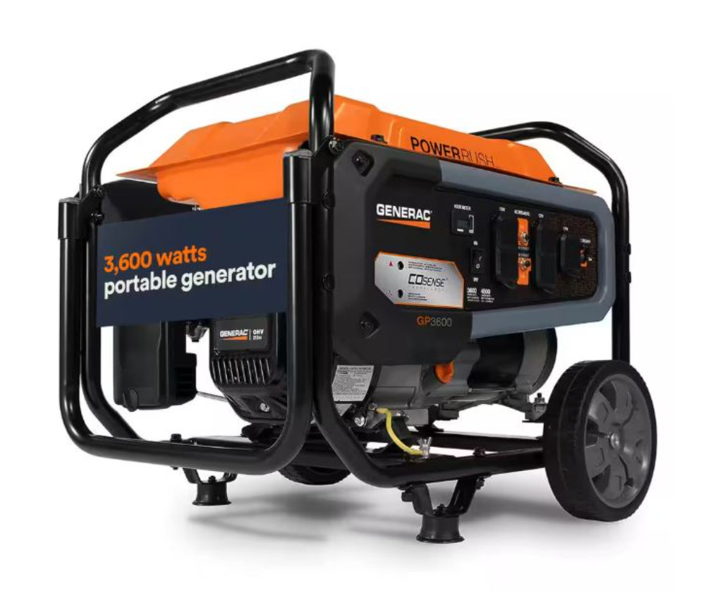 GP6500-Watt 8125 Gasoline Powered Portable Generator with COSense Reconditioned