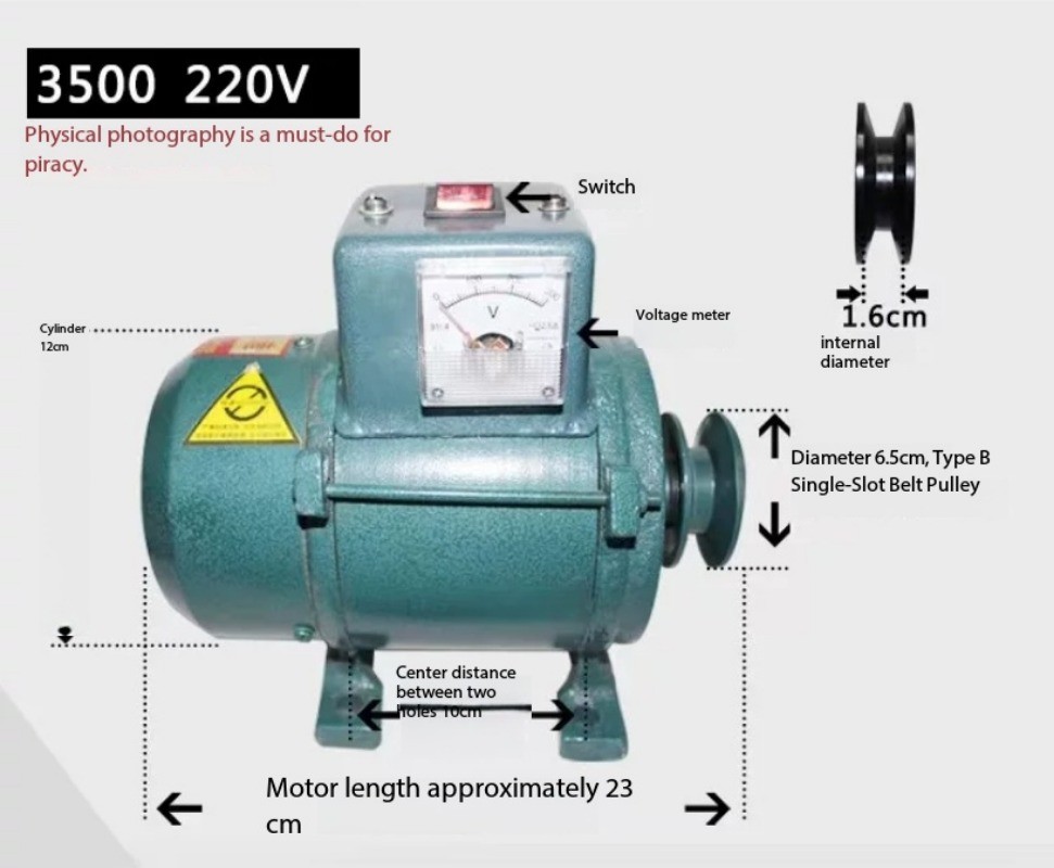 Household Brushless Excitation Generator 50Hz Low Power Appliance