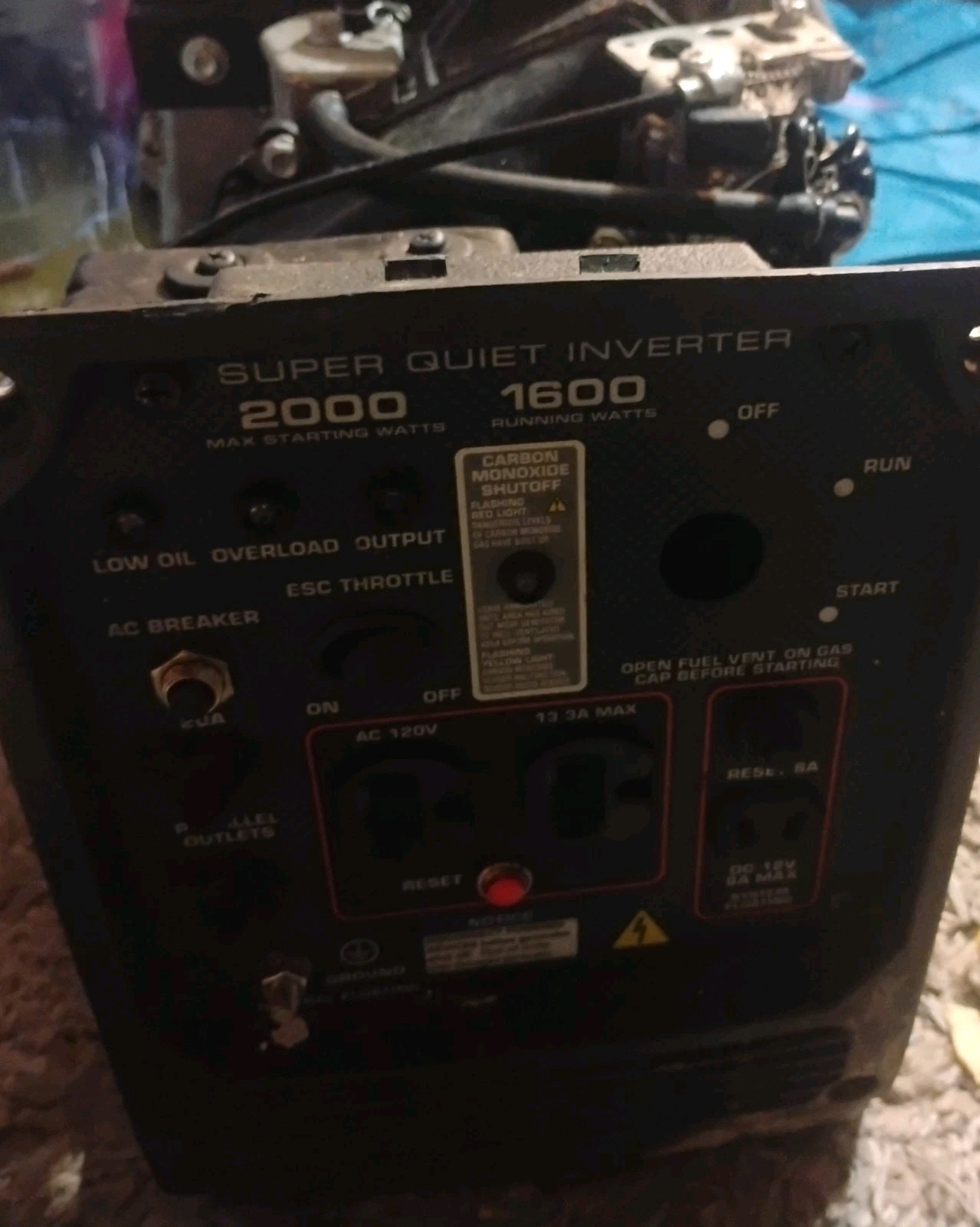 Predator 2000 Watt Super Quiet Inverter Generator with CO Secure Technology