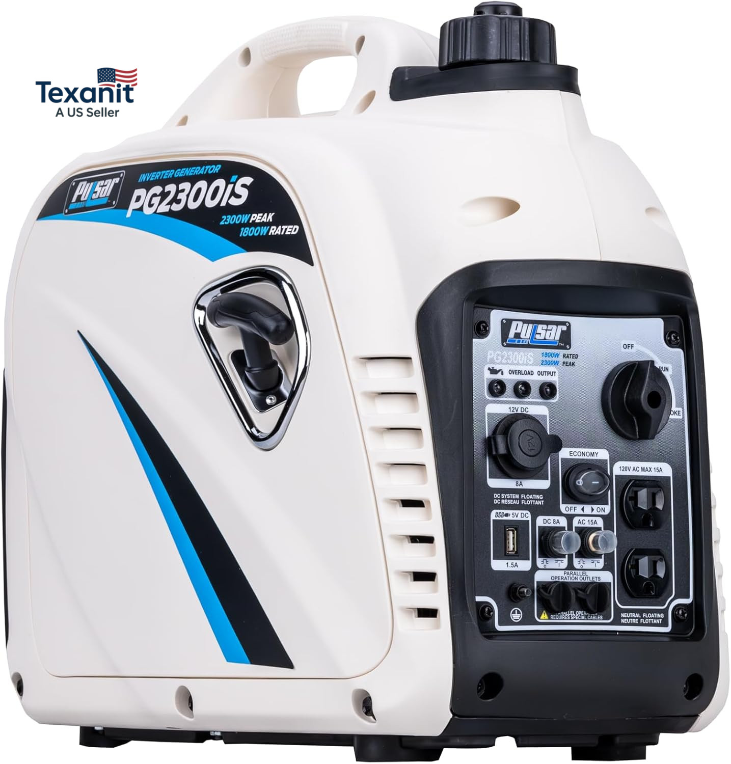 Pg2300Is 2,300W Portable Super Quiet Gas-Powered Inverter Generator with USB Out