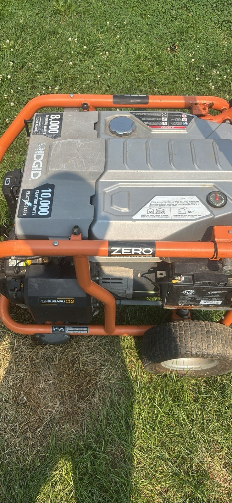 Ridgid Generator Gas Tank 8000/10000W