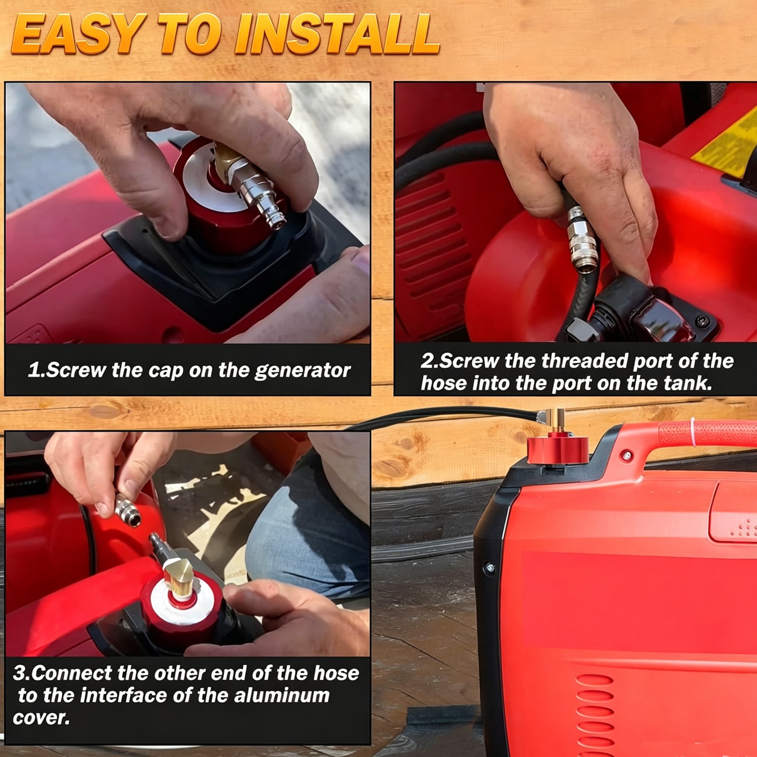 HND1.2CS I Single System Clam Kit Extended Run For Honda EU1000i/2000i Generator
