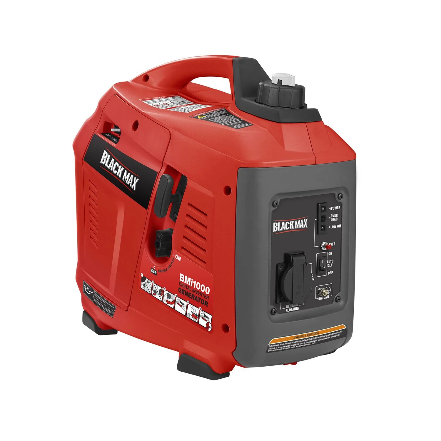 NEW Black Max 900W / 1000W Digital Inverter Generator – Gas Powered
