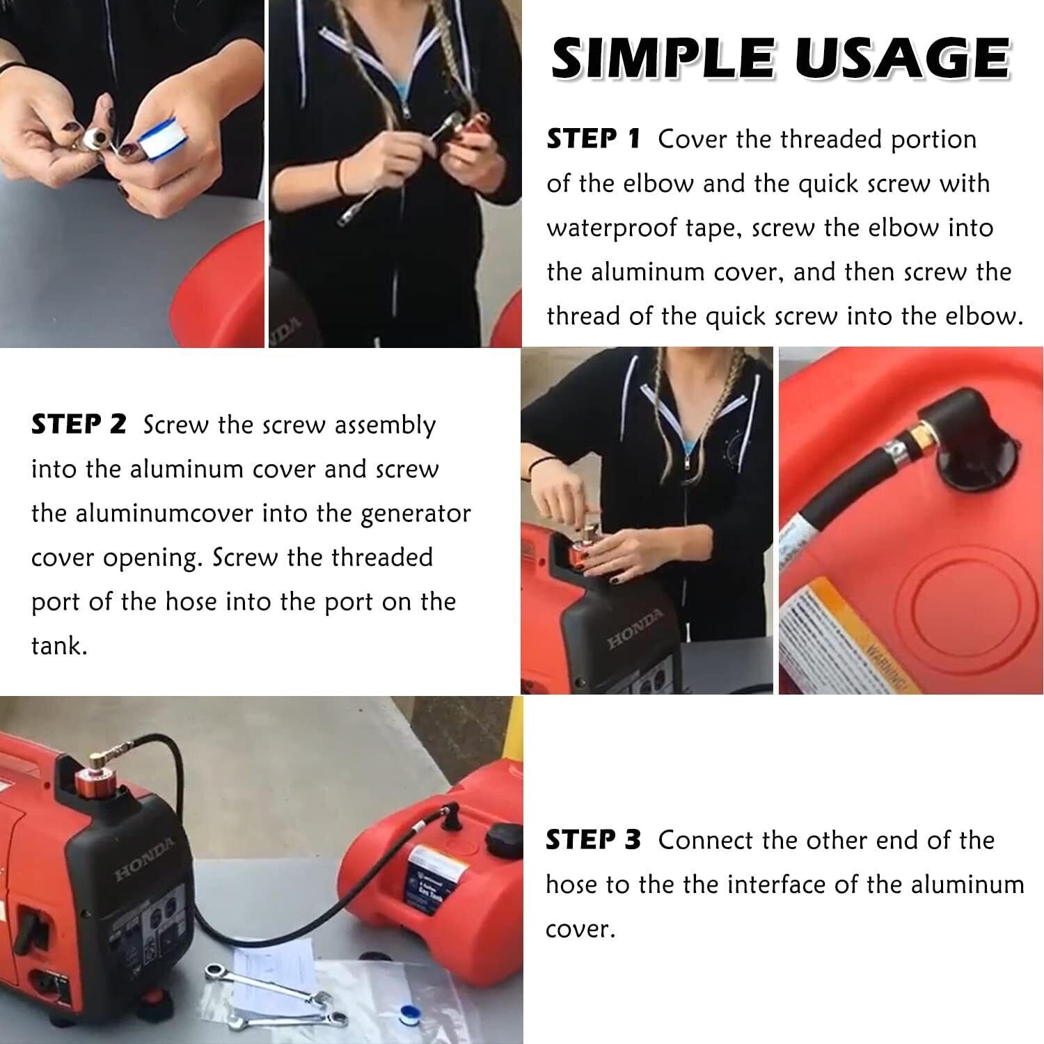 HND1.2CS I Single System Clam Kit Extended Run For Honda EU1000i,2000i Generator