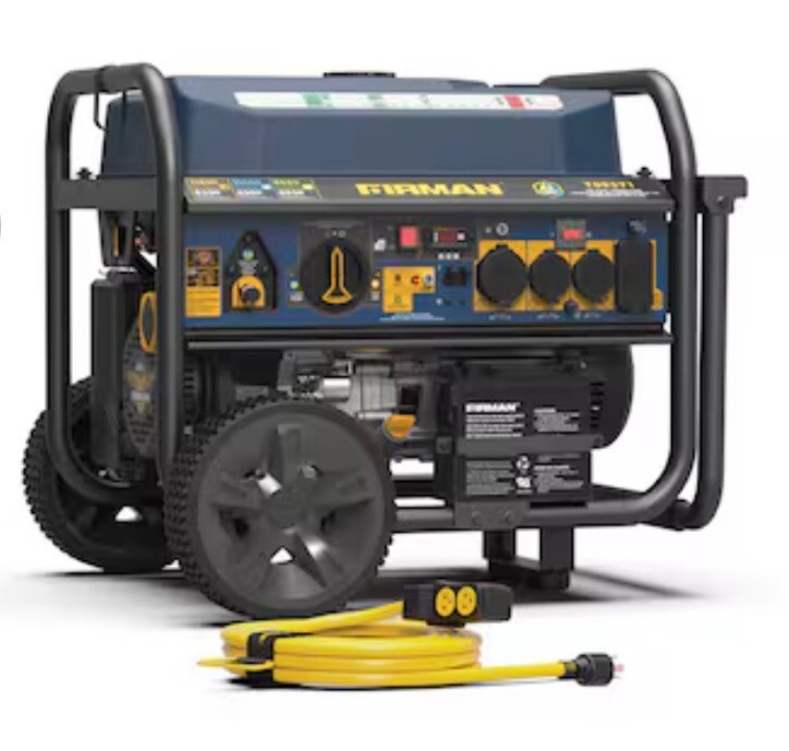 Generator – Firman T09371 Electric Start 120/240V with Power Cord 11600 / 9300 –
