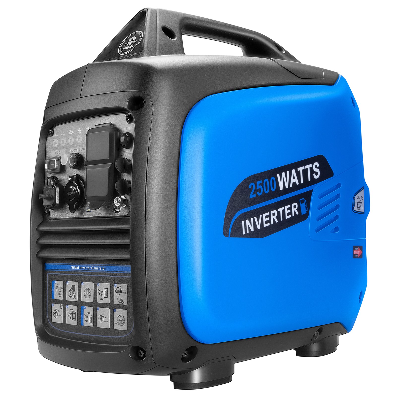 2.5KW Portable Inverter Generator Quiet Generator Gas Powered Generator Outdoor