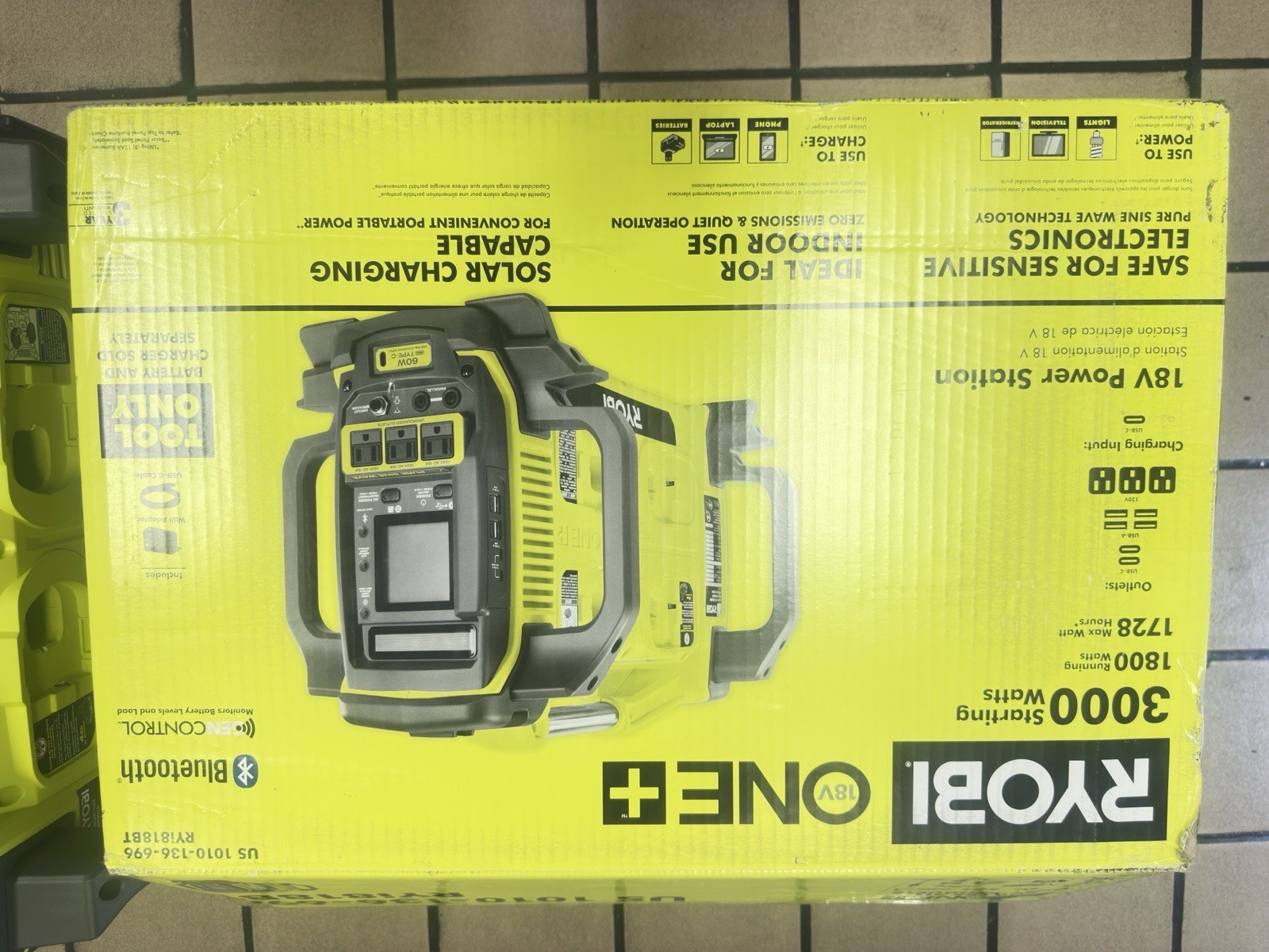 RYOBI RYi818BT One+ 18 Volt Power Station Inverter (ONLY TOOL)