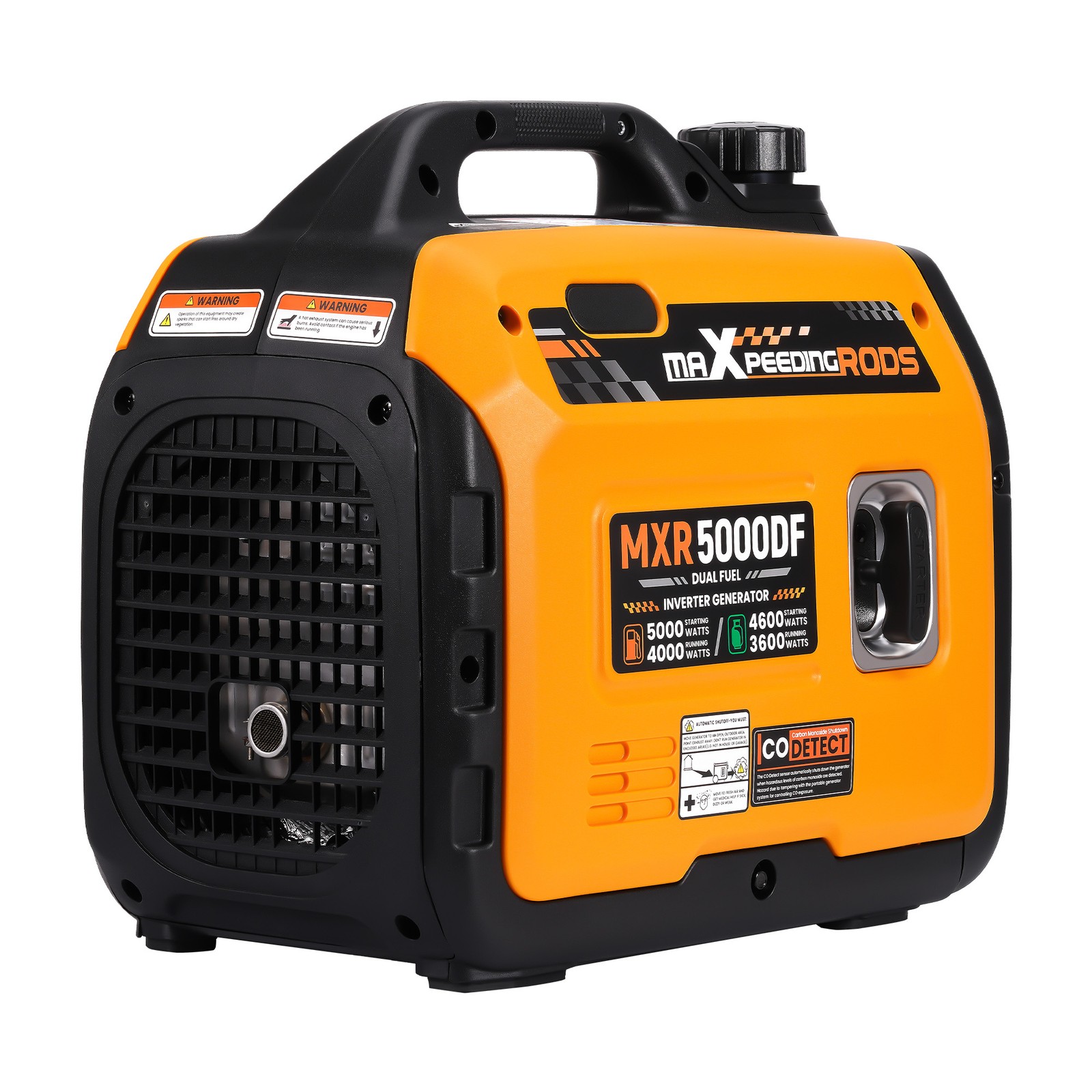 Portable Dual Fuel Generator 5000W – CO Sensor & UL 2201 Tested for Safety