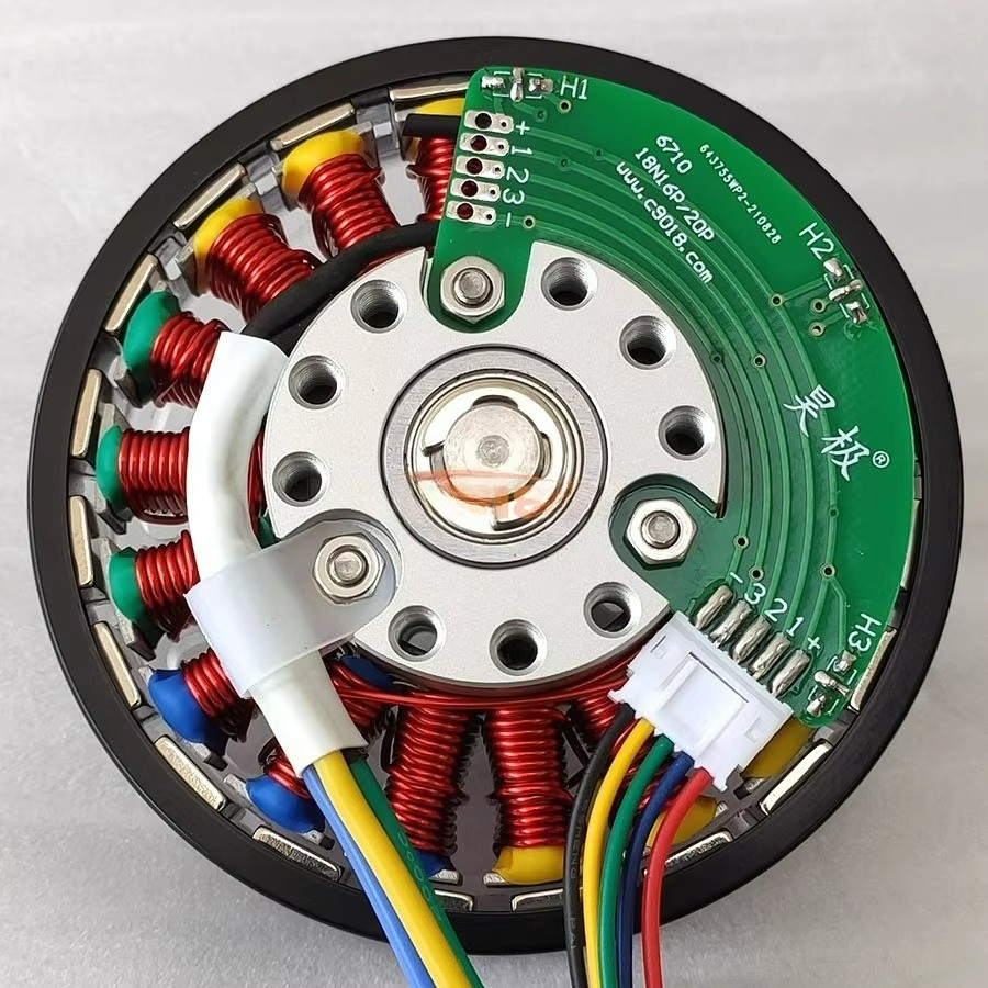 Disc-type Permanent Magnet Brushless DC Motor / Motor with Hall Effect Sensor