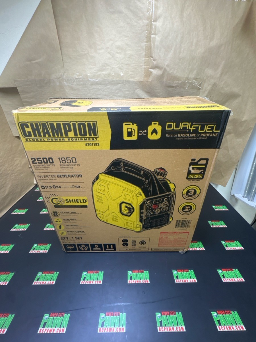 CHAMPION POWER EQUIPMENT DUAL FUEL INVERTER GENERATOR 2500 (R7A015366)